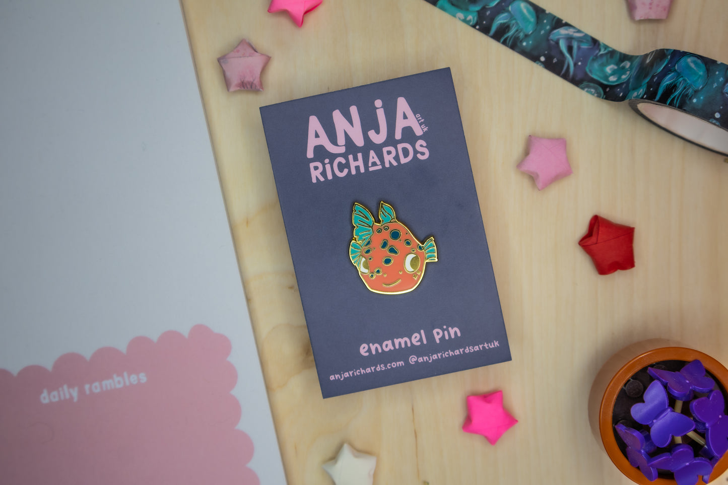 Puffer Fish Pin