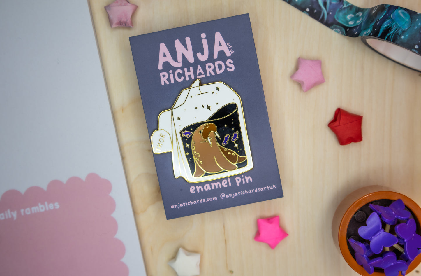Thor the Walrus Pin