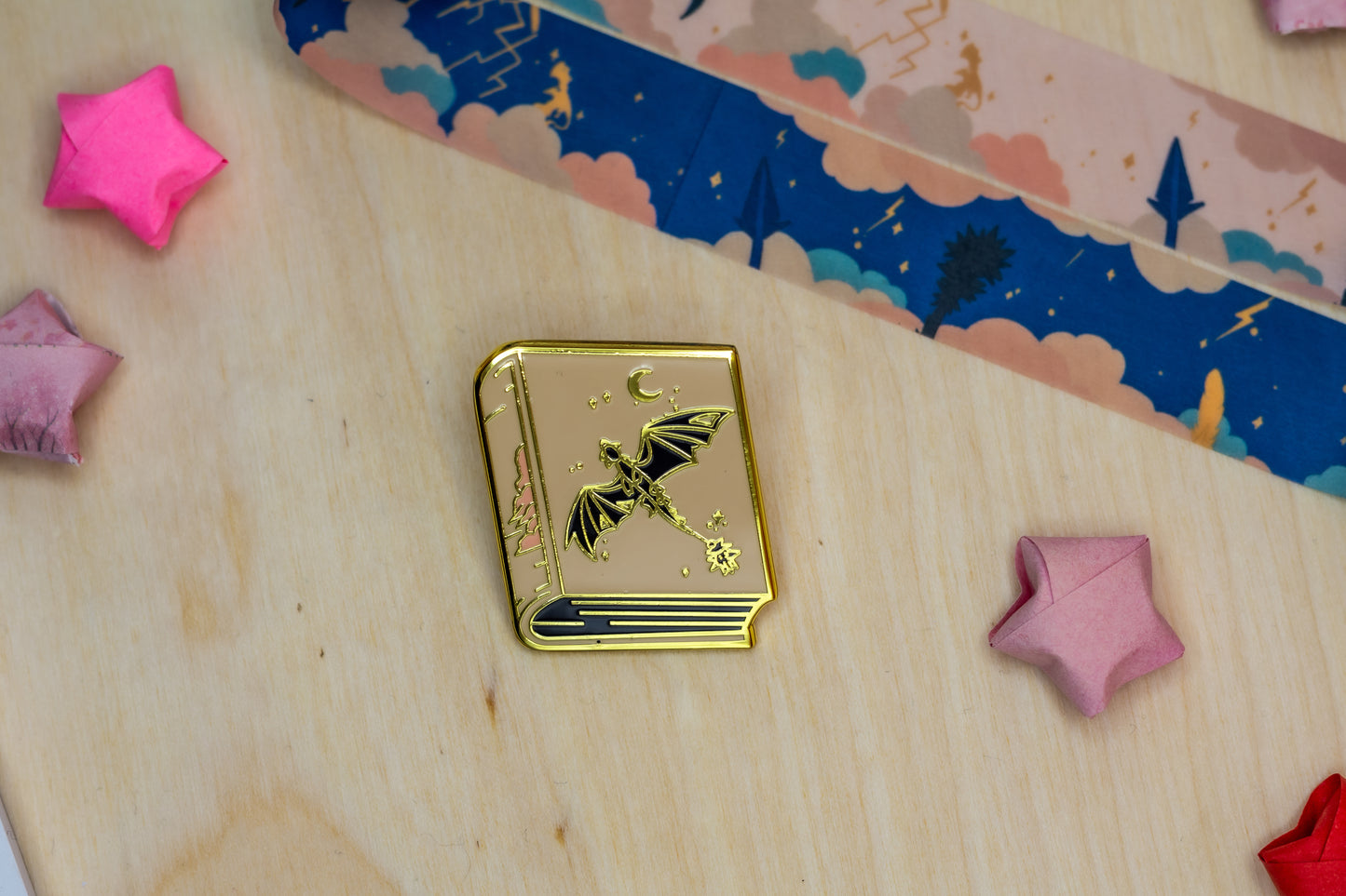 Morning Book Enamel Pin