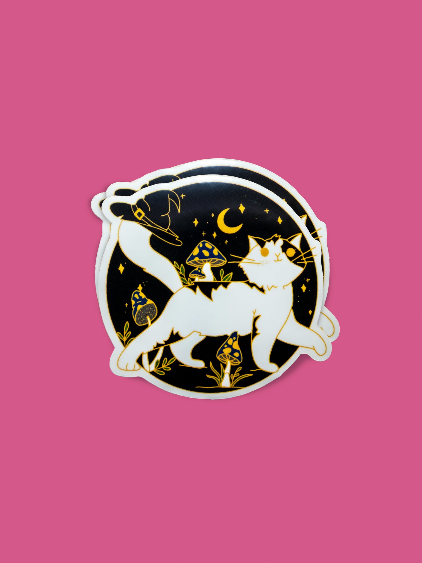 Skye Witch Cat Sticker