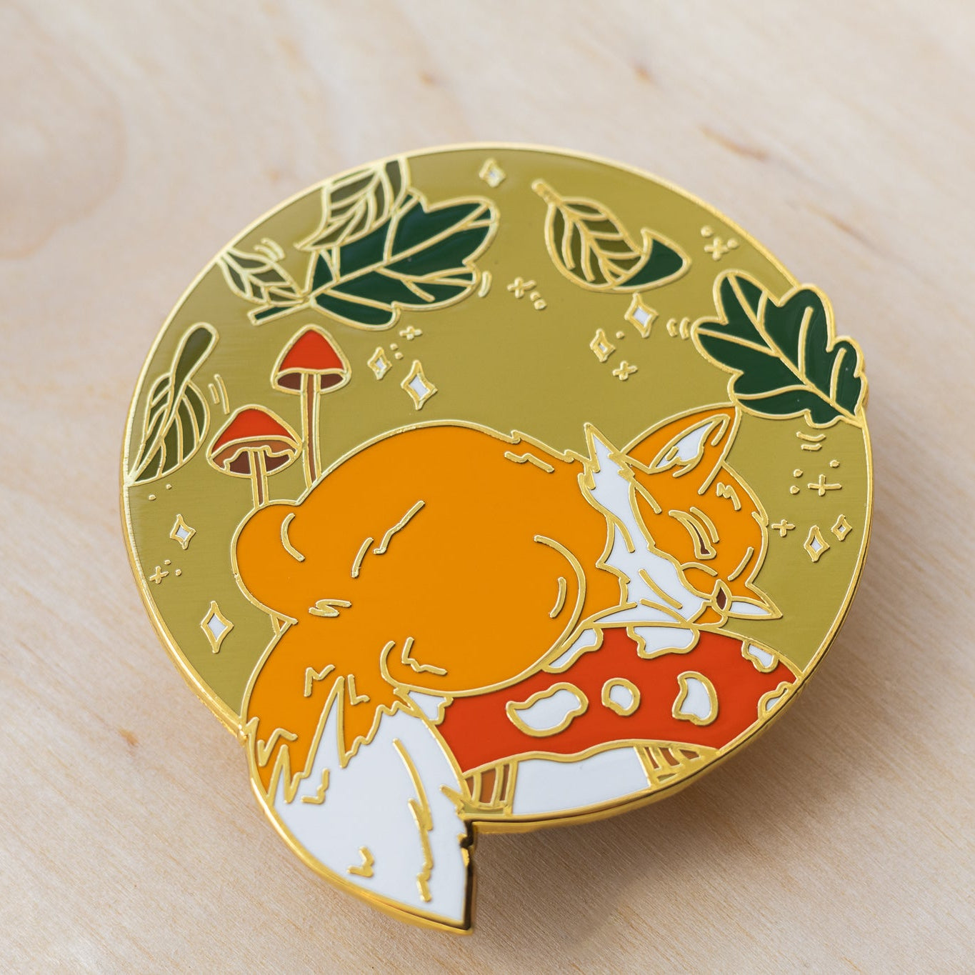 Sleepy Fox Pin - Collectors Edition