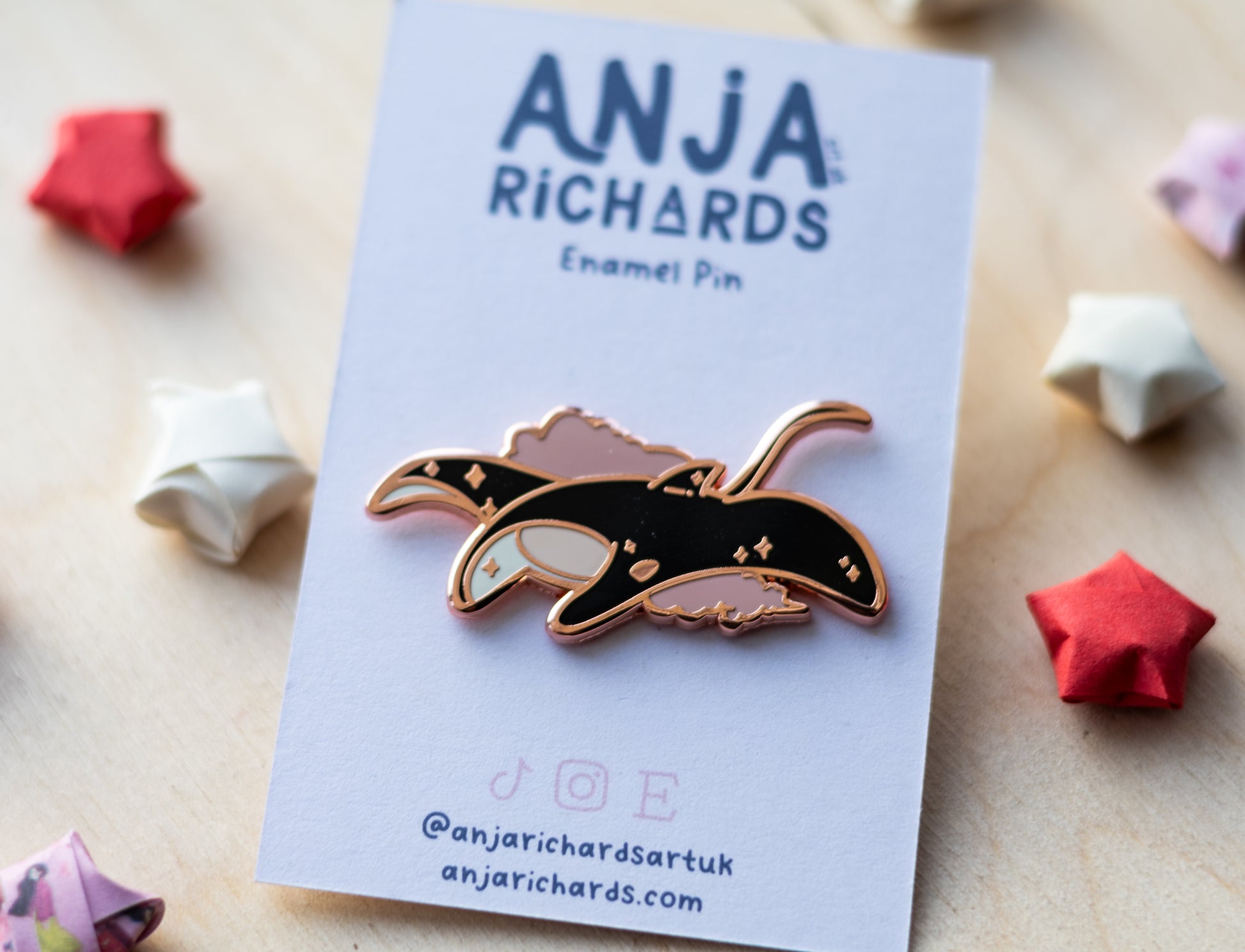 Galaxy Ray Pin