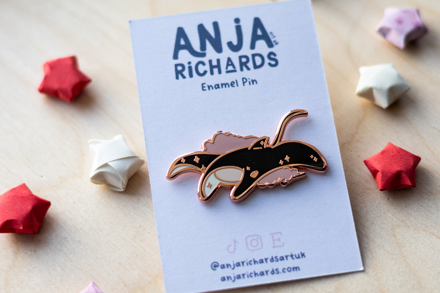 Galaxy Ray Pin