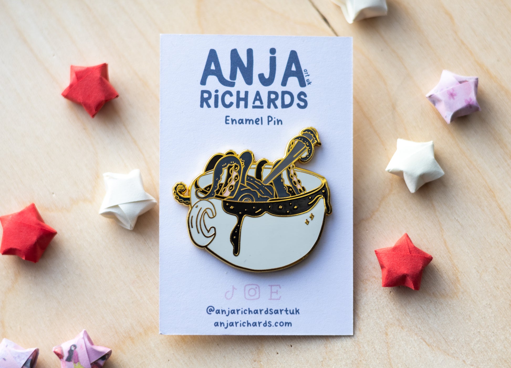 Octopus Mug Pin