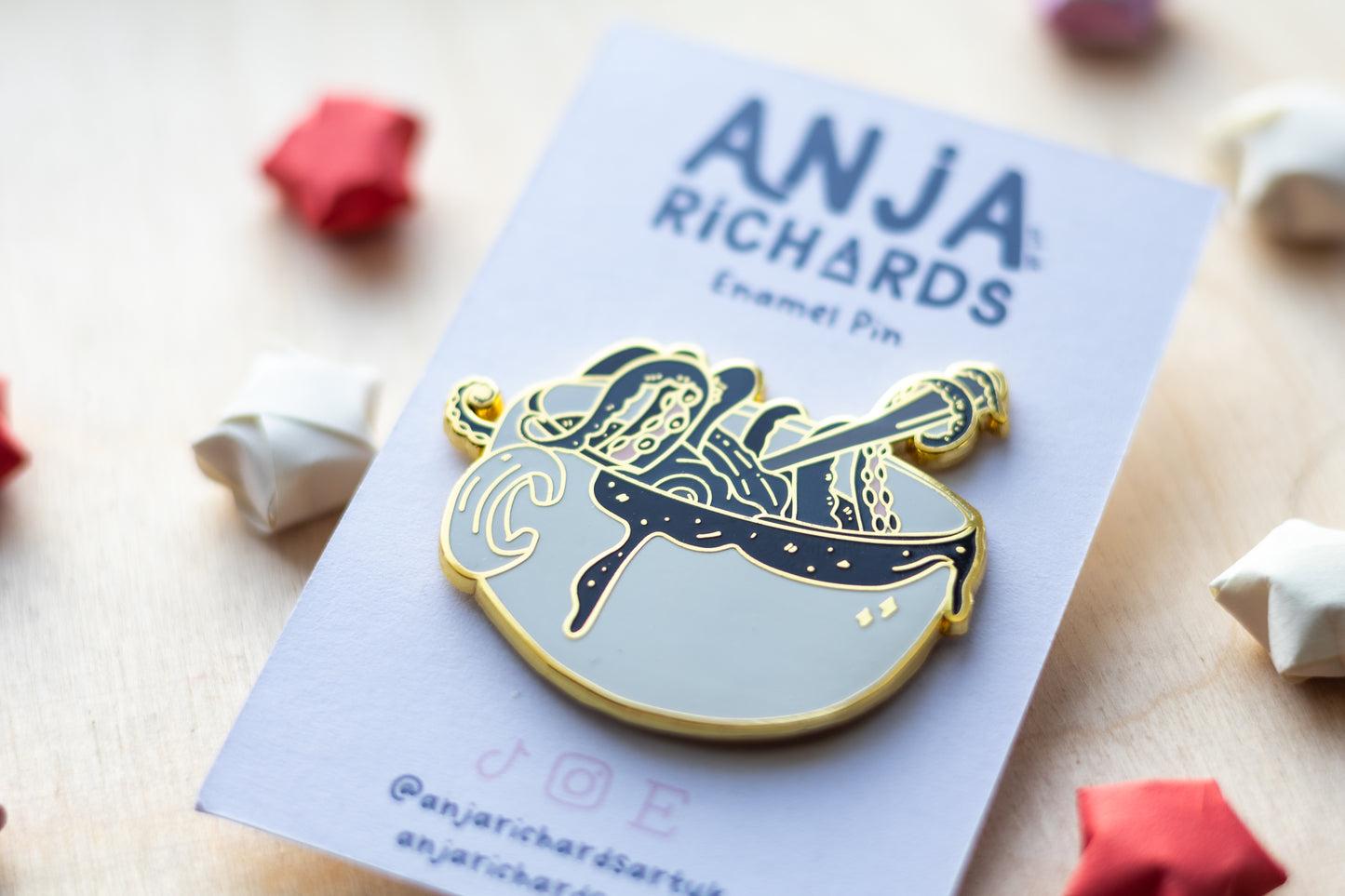 Octopus Mug Pin