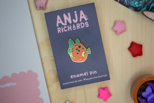 Puffer Fish Pin
