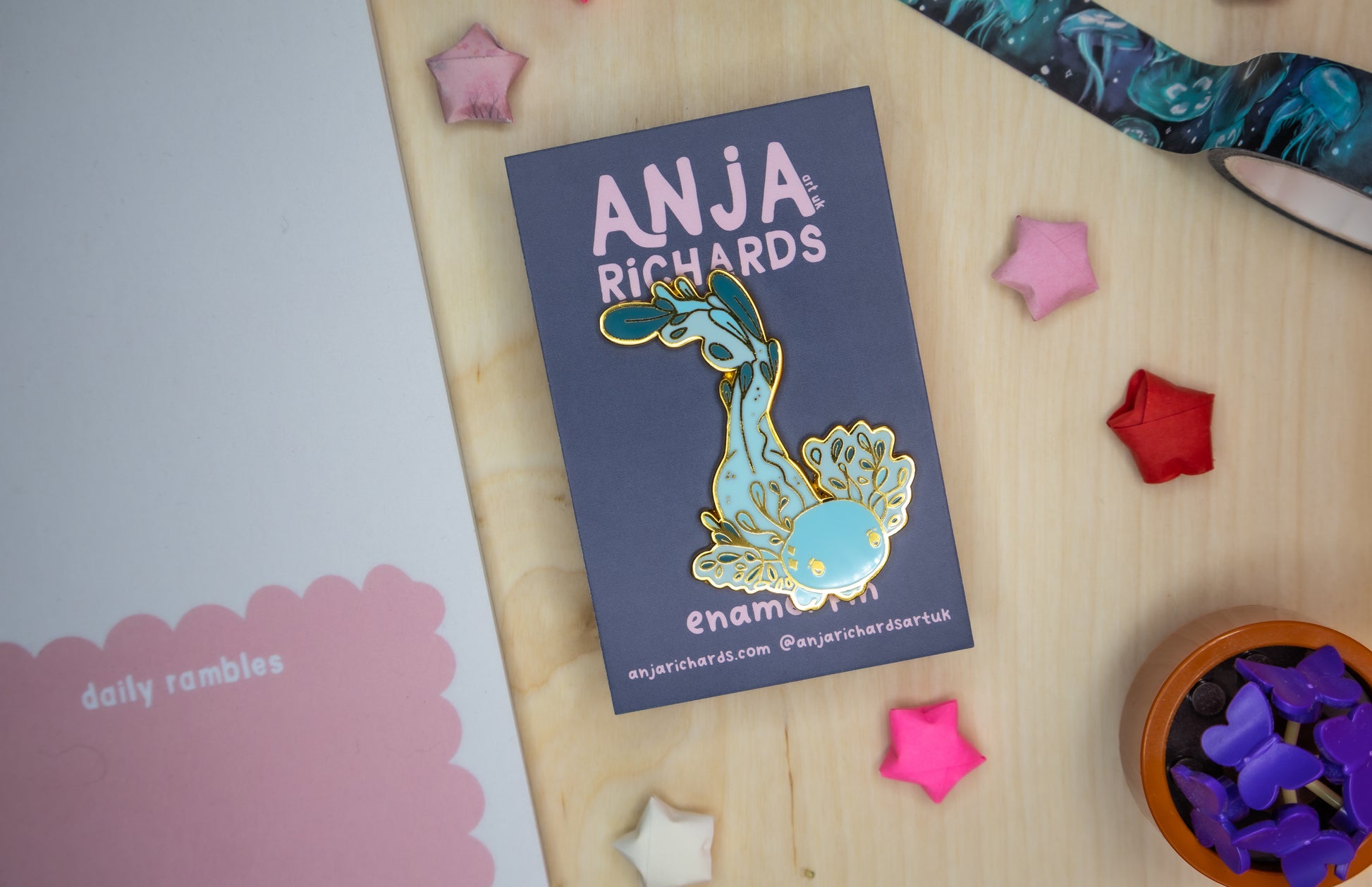 Axolotl Pin