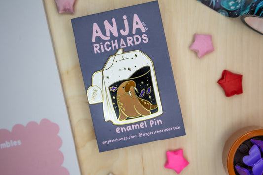 Thor the Walrus Pin