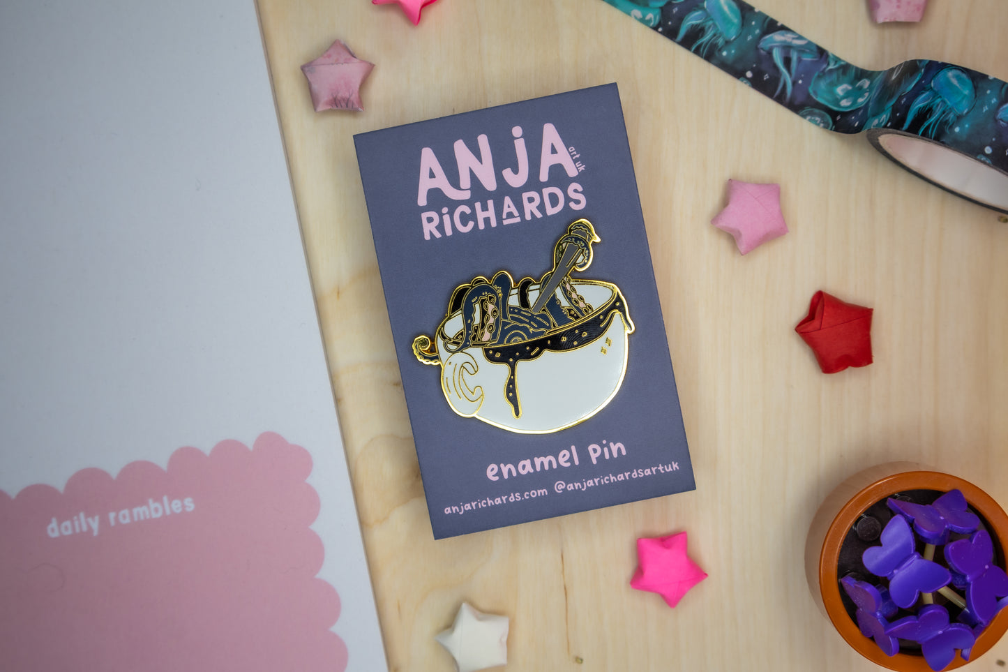 Octopus Mug Pin