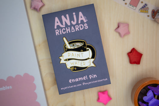 Paint Water Enamel Pin