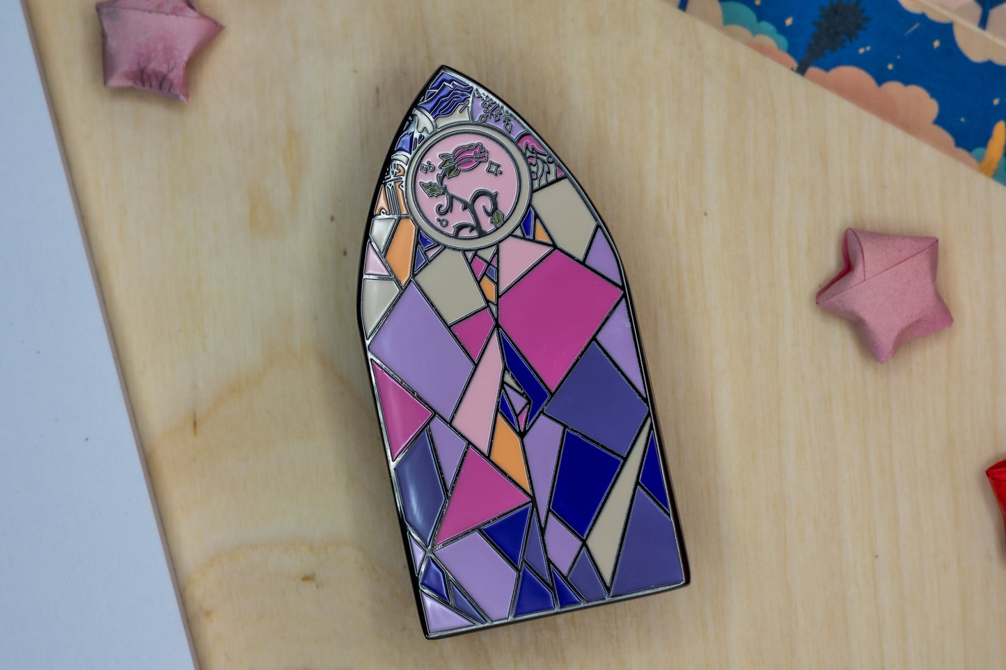Enchanted Pane Enamel Pin