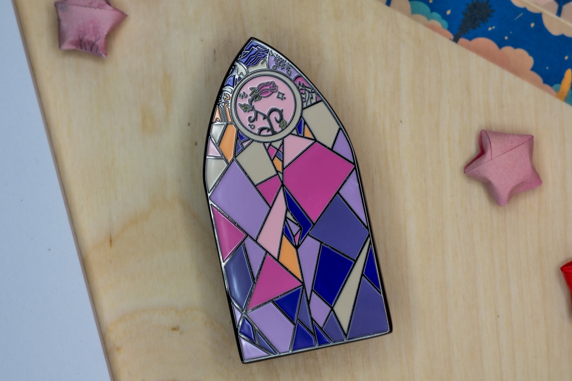Enchanted Pane Enamel Pin