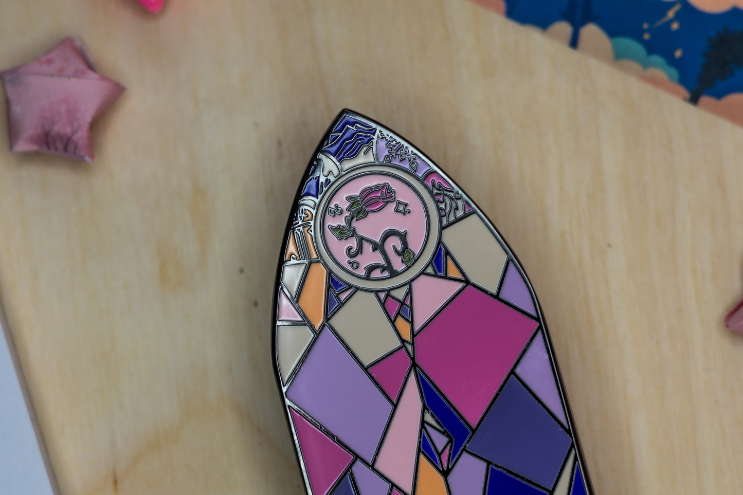 Enchanted Pane Enamel Pin