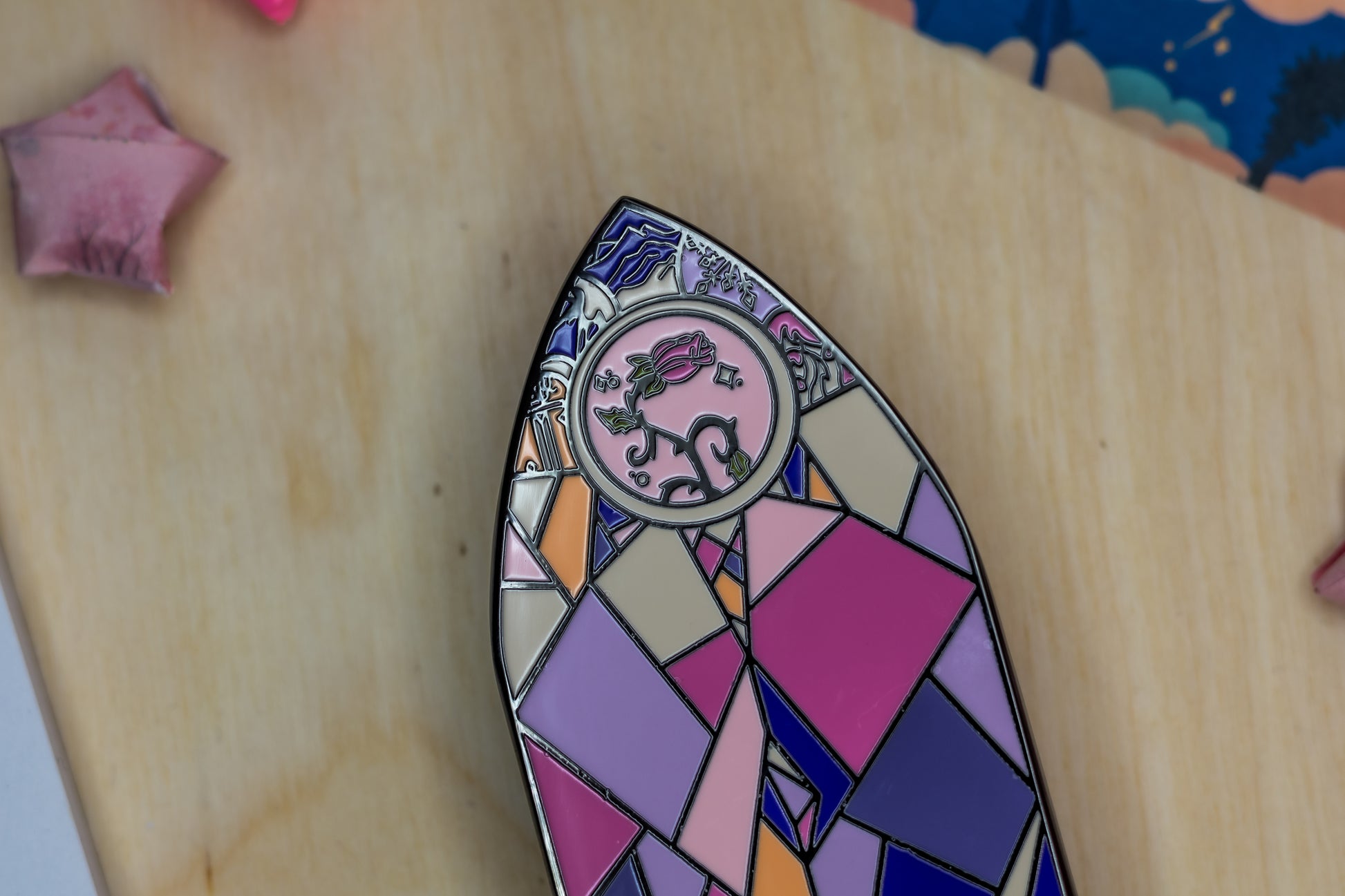 Enchanted Pane Enamel Pin