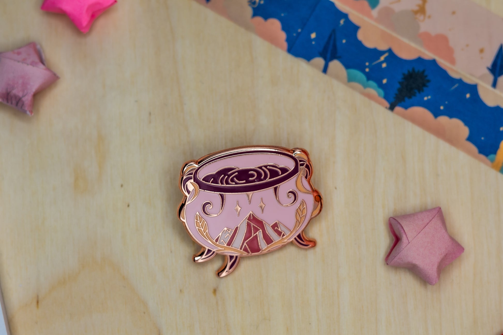 Cauldron Enamel Pin