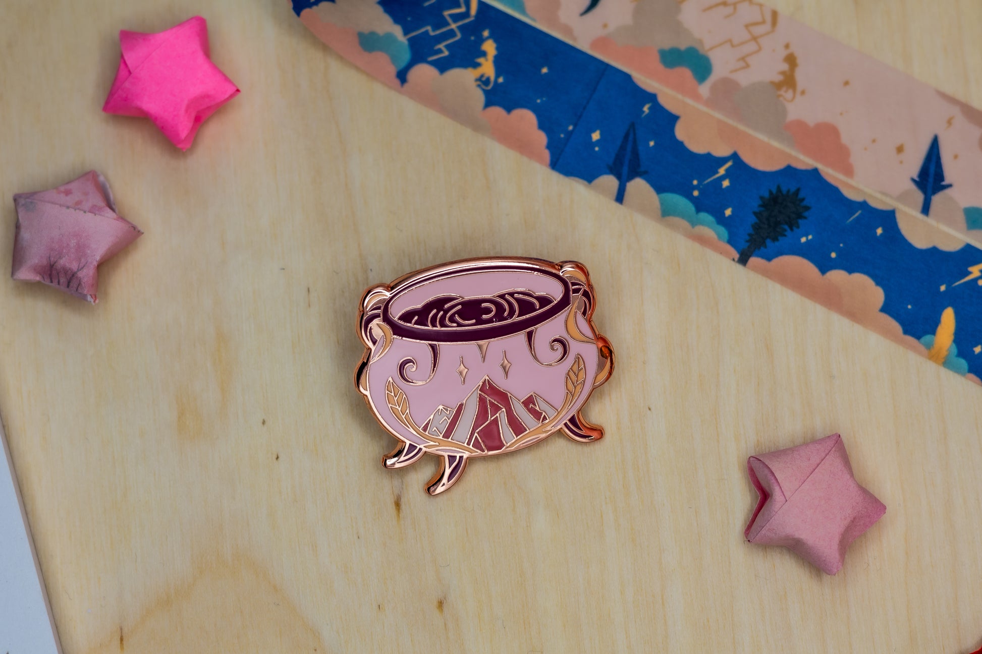 Cauldron Enamel Pin