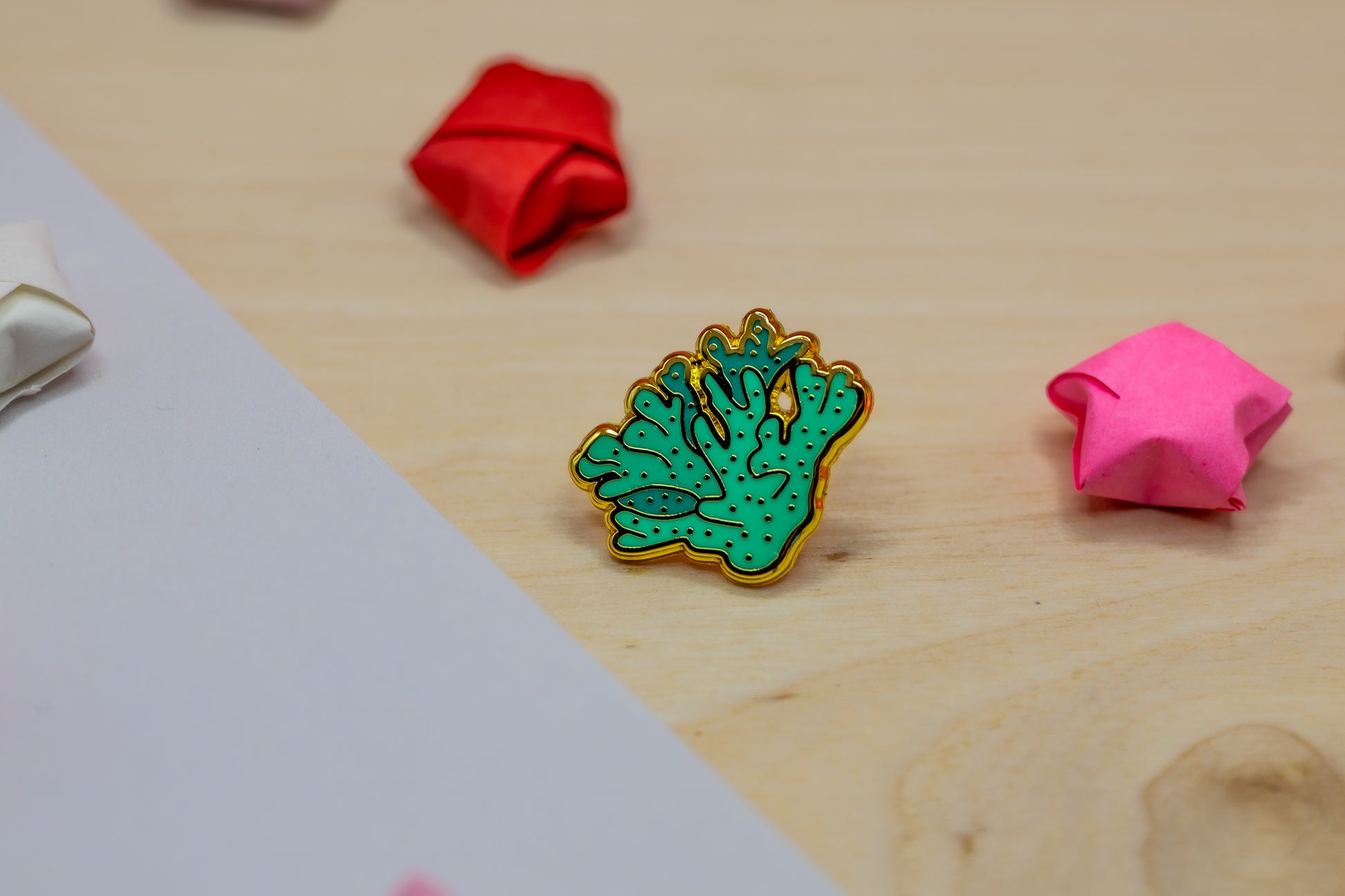 Soft Coral Mini Pin