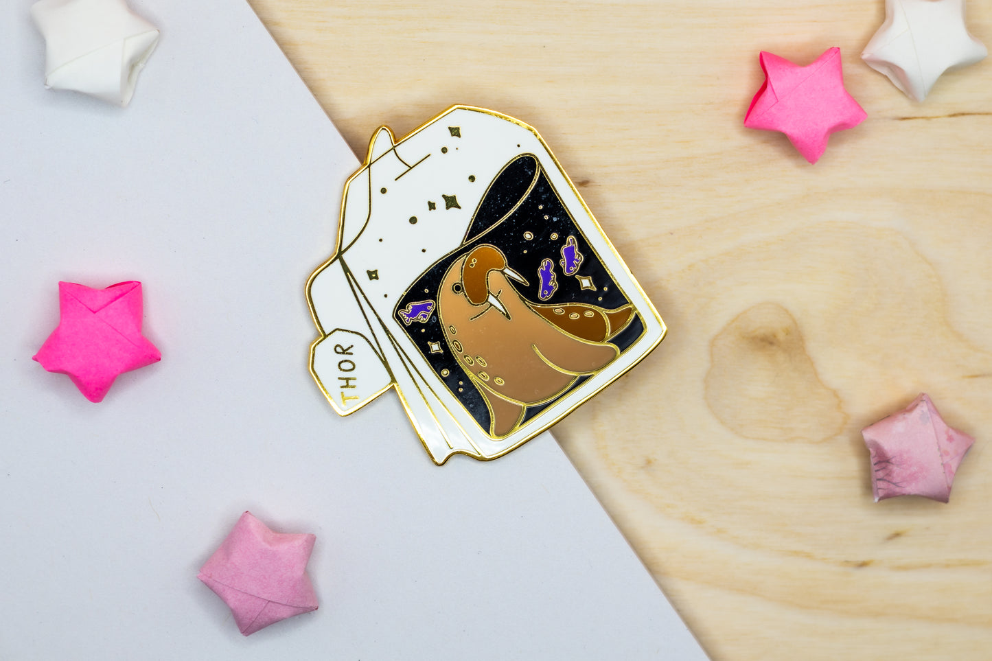 Thor the Walrus Pin
