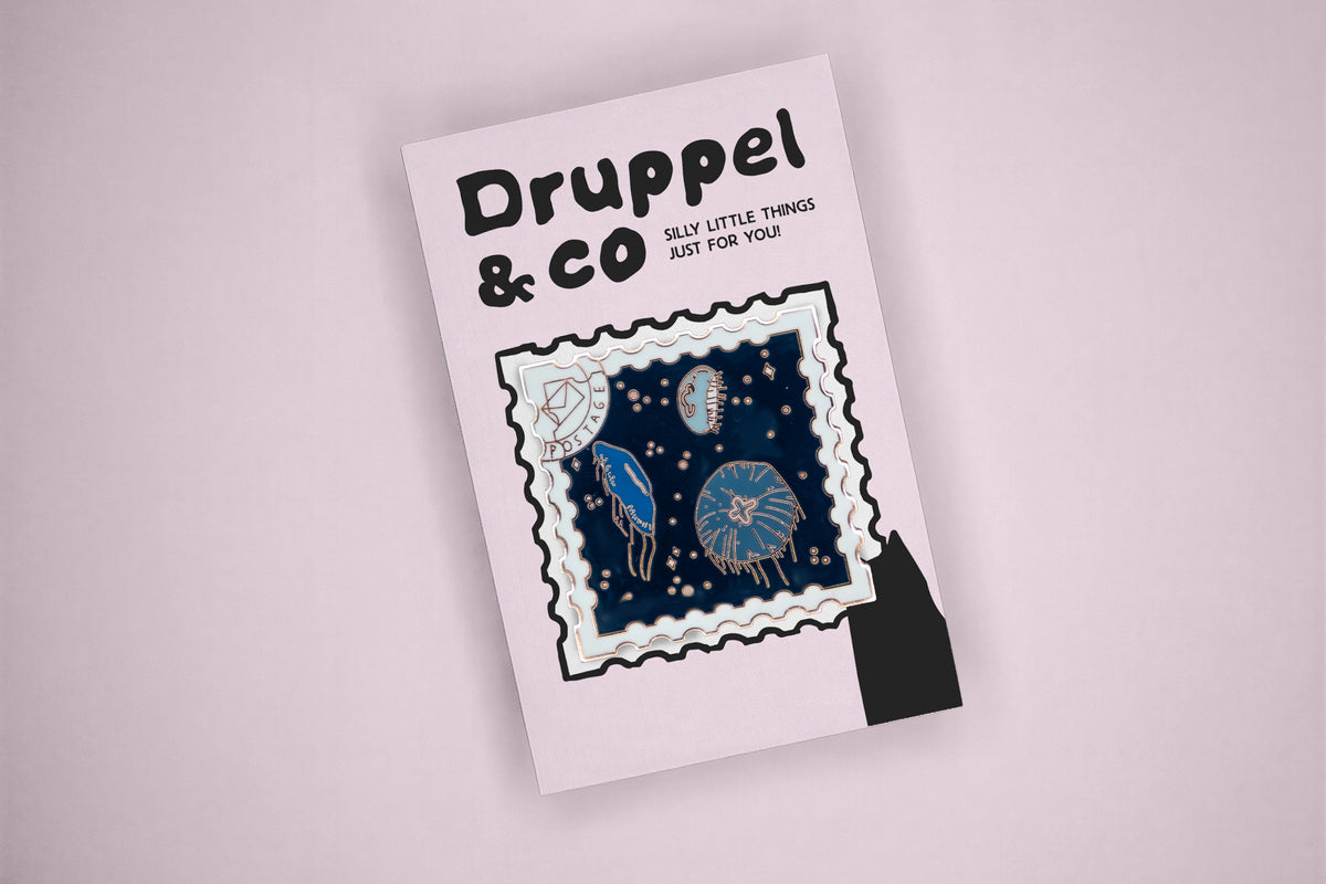 Jellyfish Stamp Pin