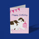 Happy Birthday Tabby Cat - Birthday Card