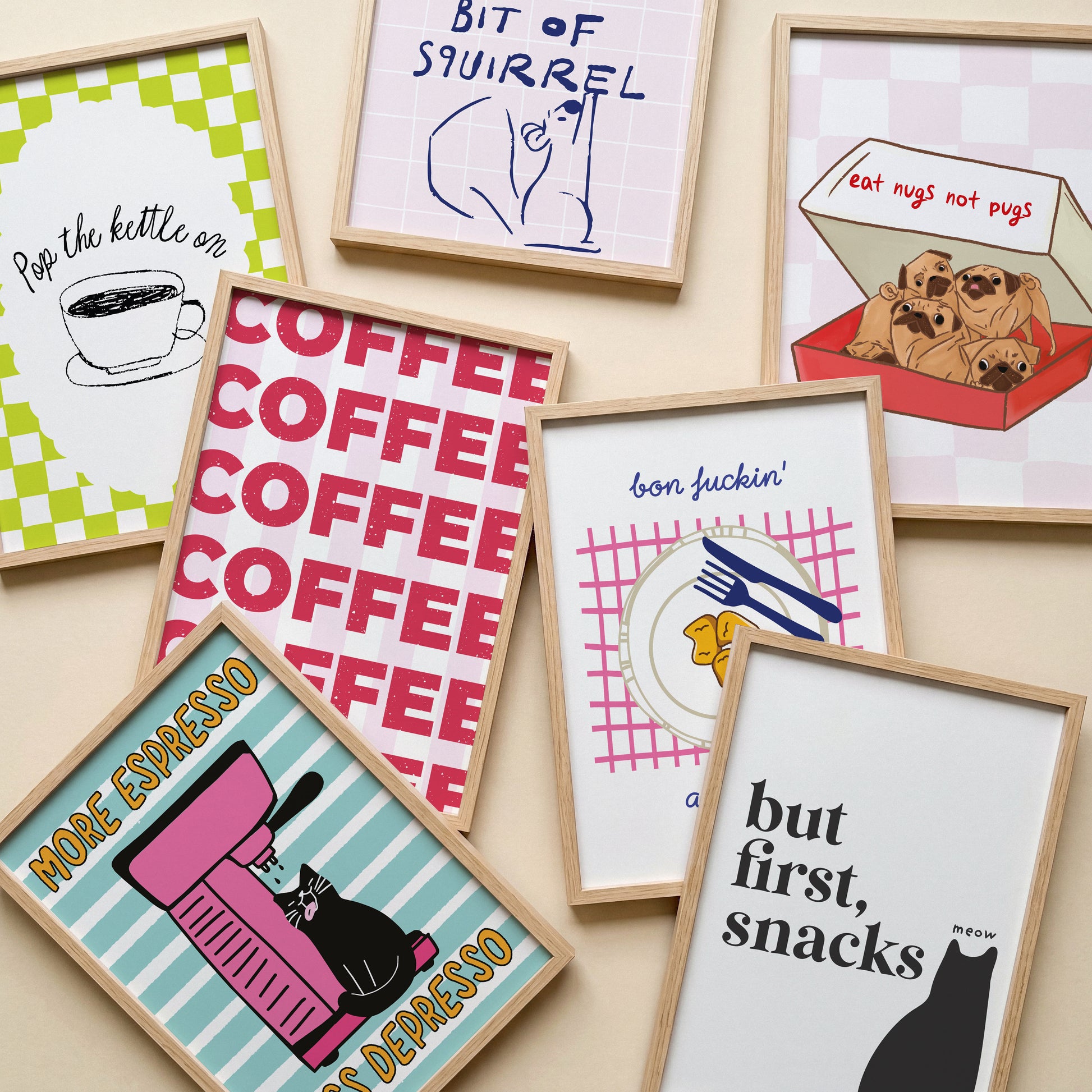 Pop The Kettle On Print