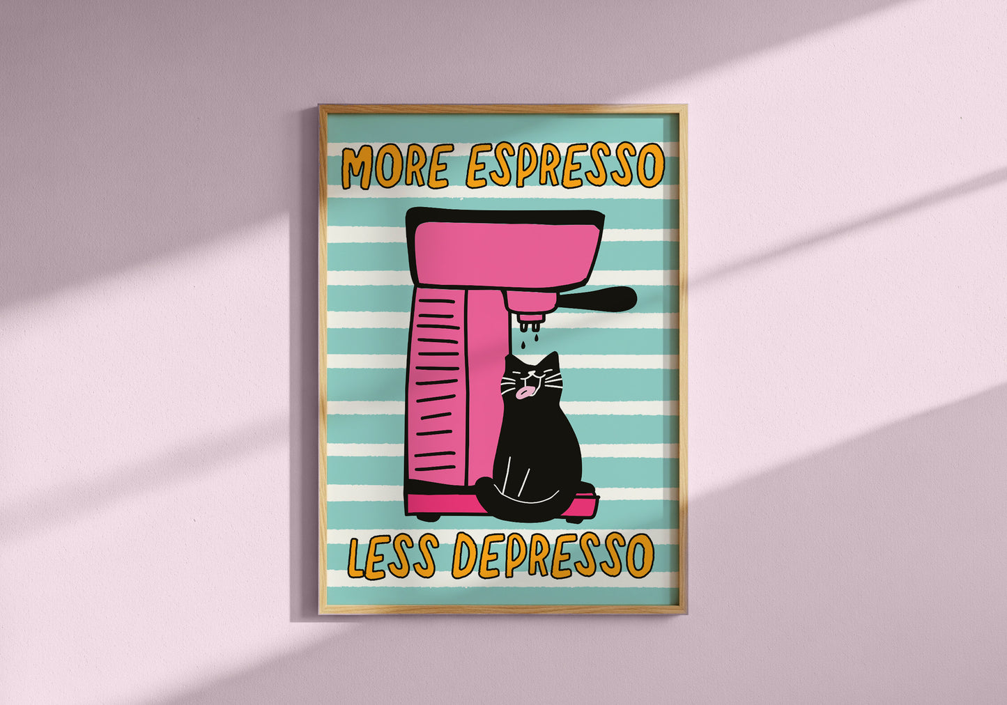 More Espresso Less Depresso Print